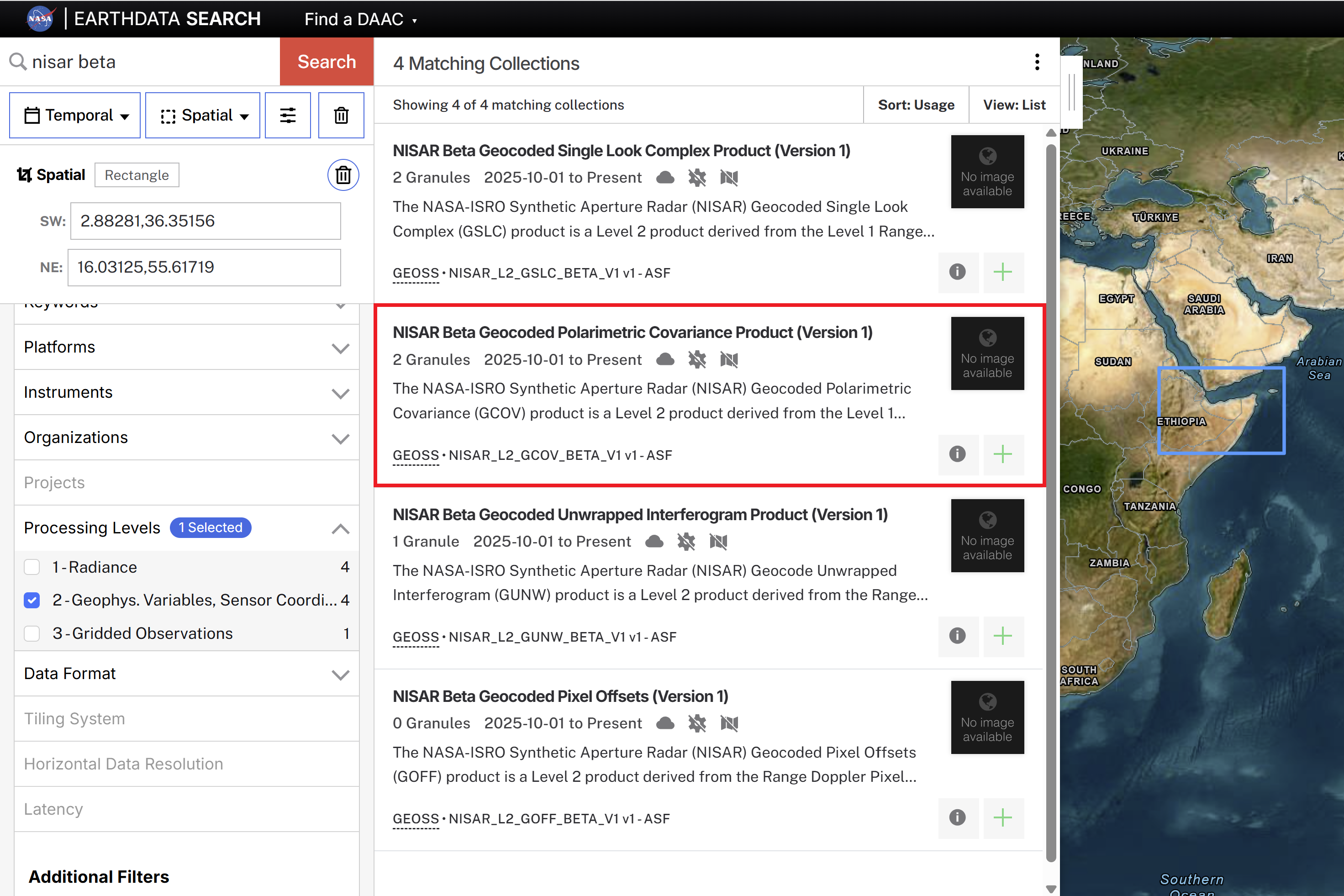 Explore results for multiple collections.