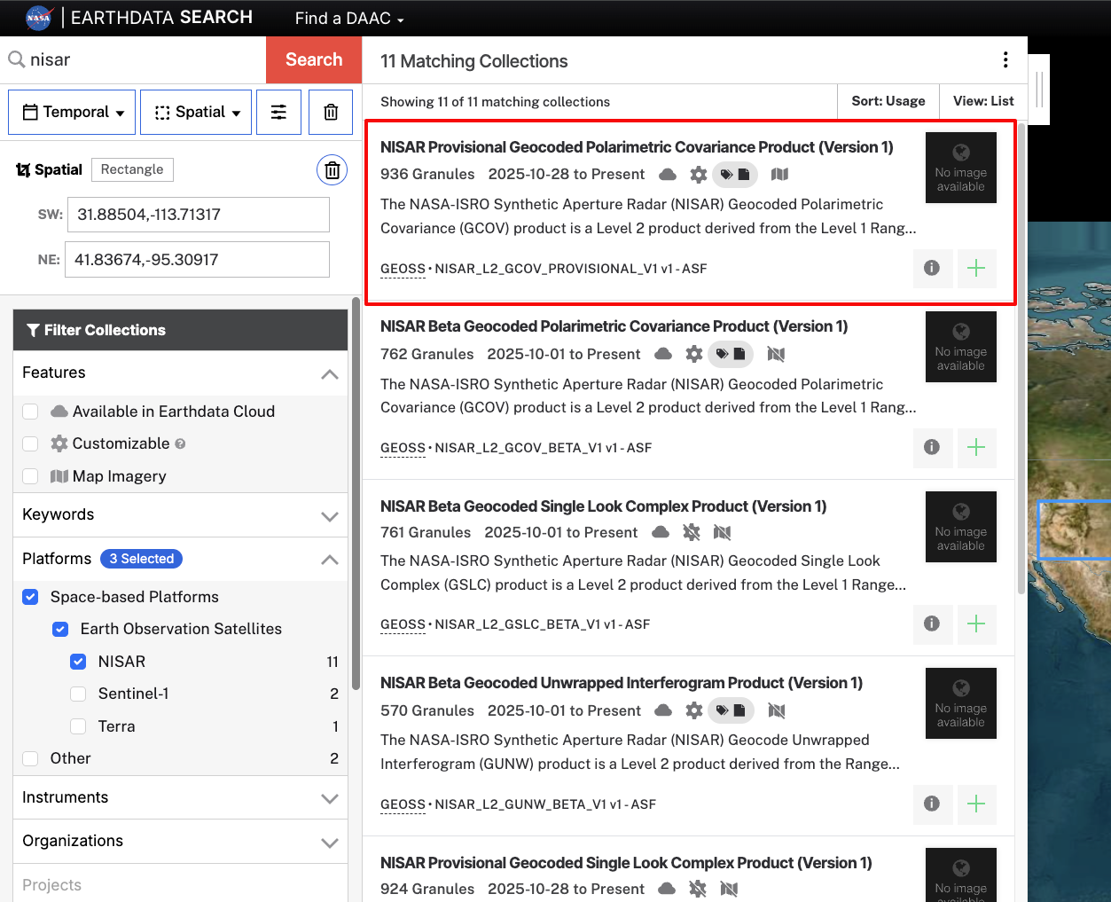 Explore results for multiple collections.