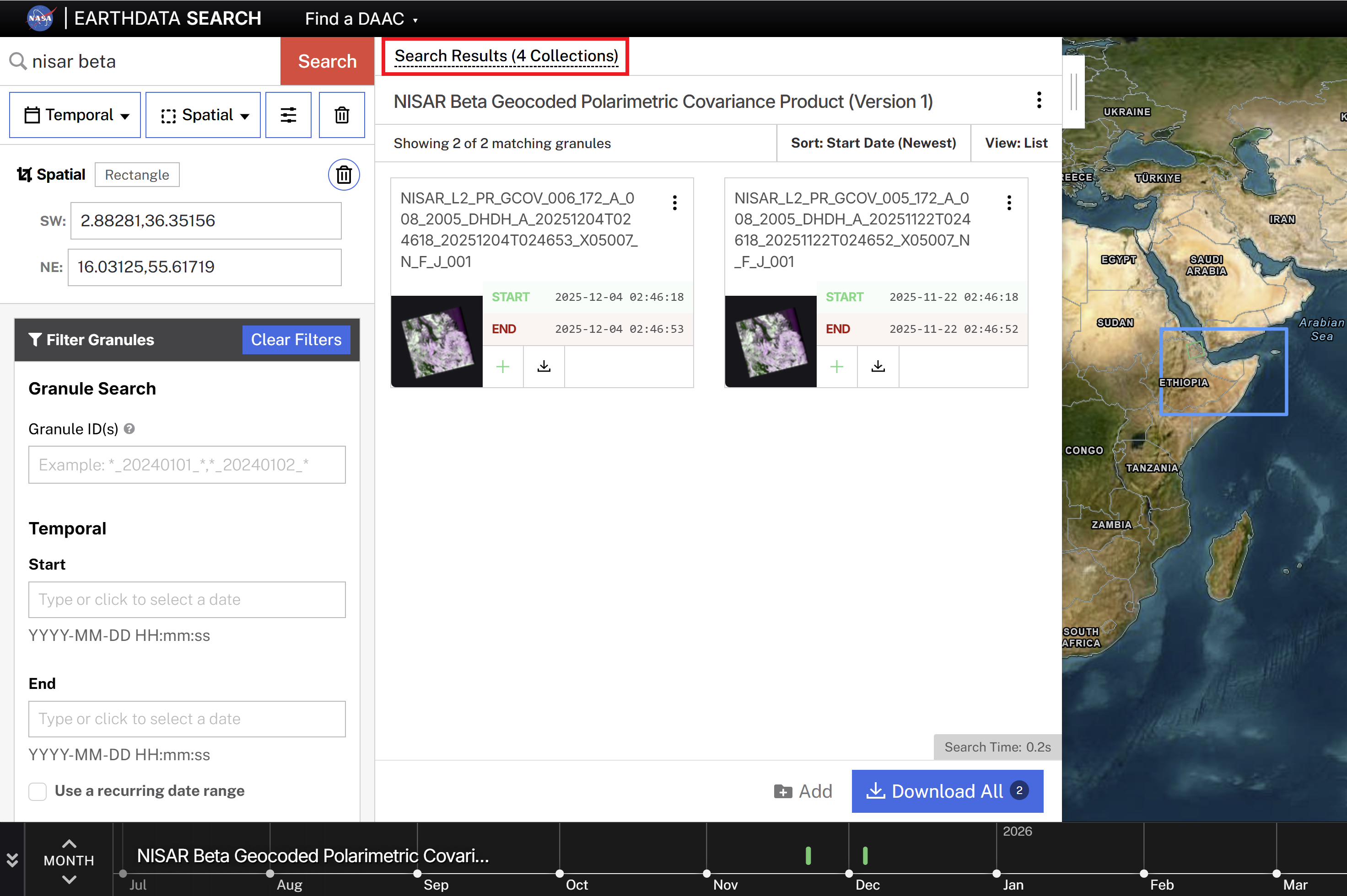 Explore results for multiple collections.
