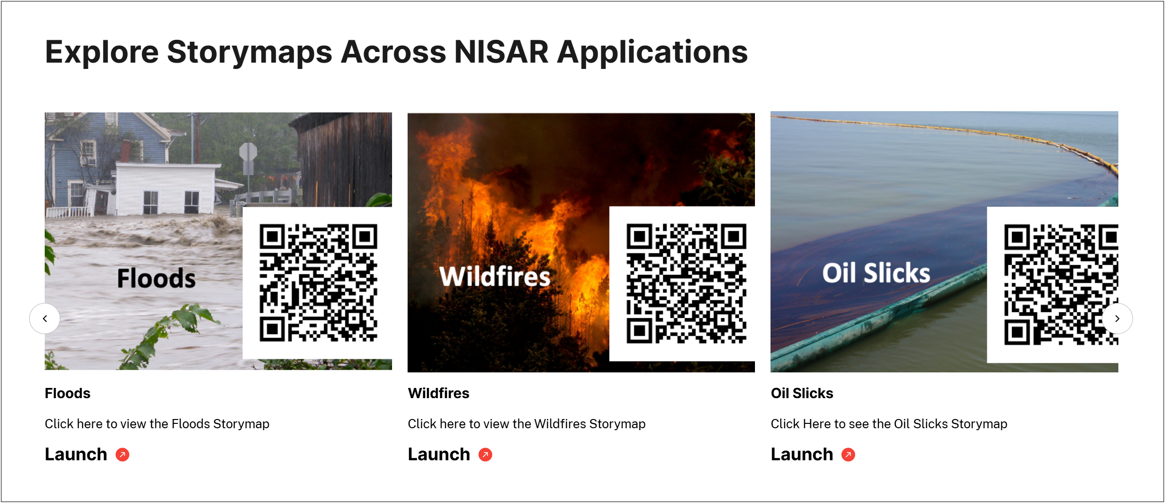 Image of the NISAR Mission Page StoryMap Gallery